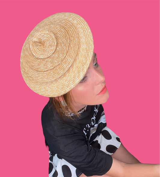 Lola - 3 Tiered Straw Beret